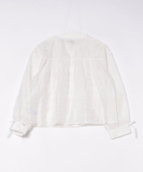 「flower」 長袖ブラウス FREE ホワイト レディース_画像2