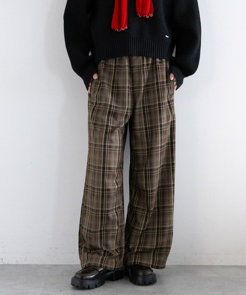 RAGEBLUE（レイジブルー） スラックス パンツ タータンチェック