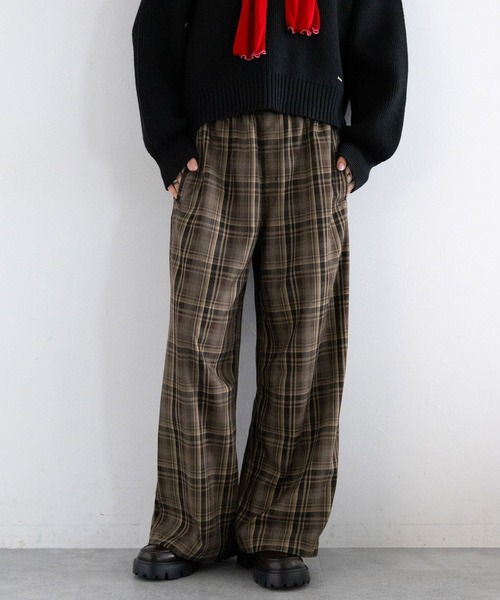 RAGEBLUE（レイジブルー） スラックス パンツ タータンチェック