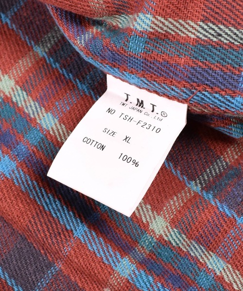 TMT シャツ 「TMT/ティーエムティー」Heavy Flannel Check Shirts