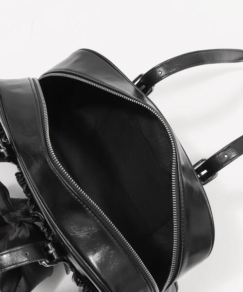 WEGO（ウィゴー） ボストンバッグ WEGO/サテンリボンギャザーボストン