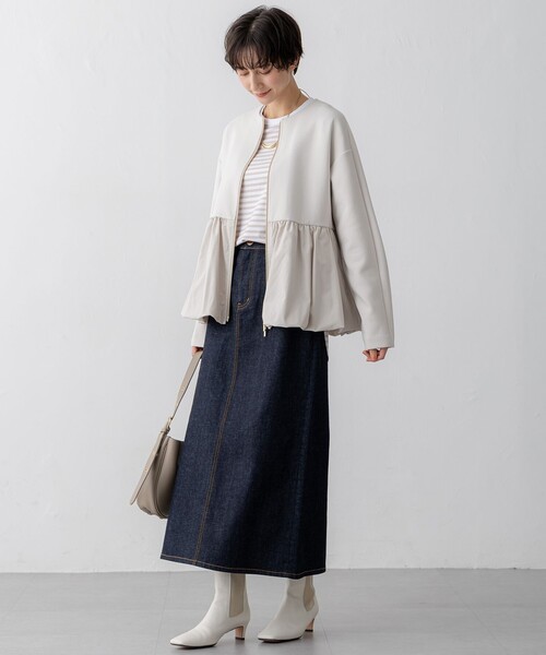 「23区」 ブルゾン 44 グレー レディース_画像3