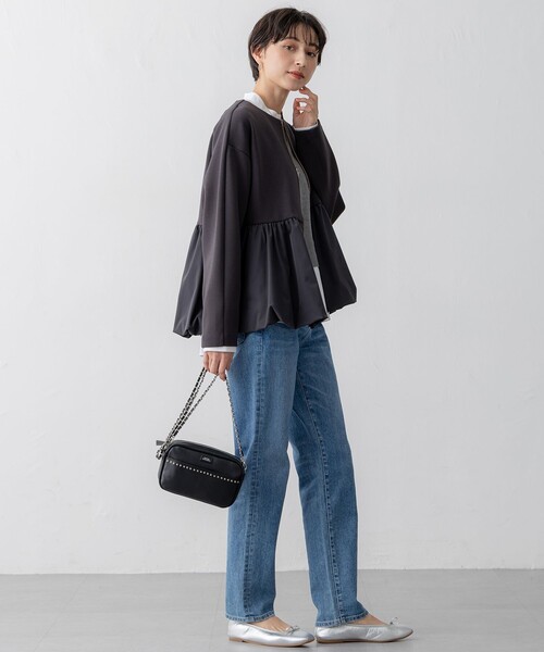 「23区」 ブルゾン 44 グレー レディース_画像5