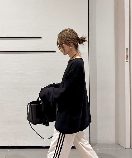 I-SOOK（アイスー） トレーナー スウェット オフショルダーオーバー