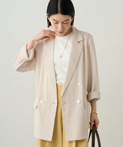 Loungedress（ラウンジドレス） テーラードジャケット FREE キャメル