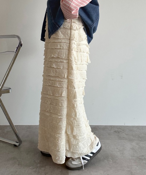 「apres jour mignon」 タイトスカート SMALL アイボリー レディース_画像6