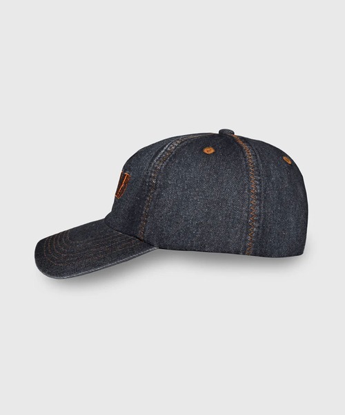 PLEASURES（プレジャーズ） キャップ 帽子 ZIG ZAG DENIM CAP フラット