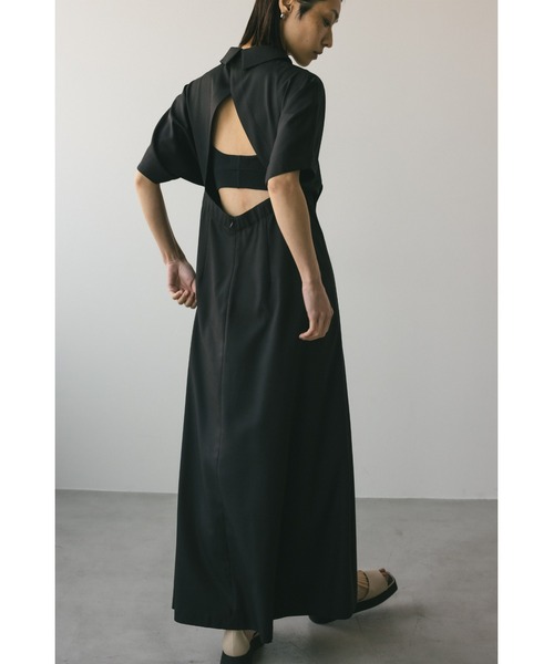 「STYLEMIXER」 半袖ワンピース SMALL ベージュ レディース_画像2