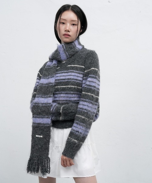 「GENERAL IDEA」 長袖ニット M ブラウン レディース_画像7