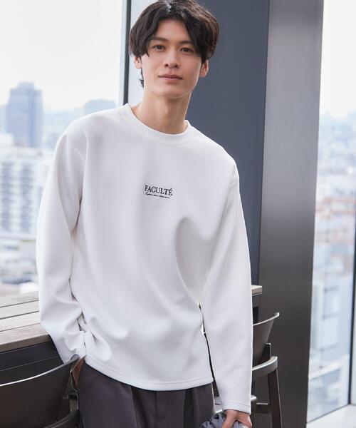 [SPECIAL MOMENT] スウェット THE SHOP TK tシャツ 「さりげないワンポイント」ダンボール刺繍