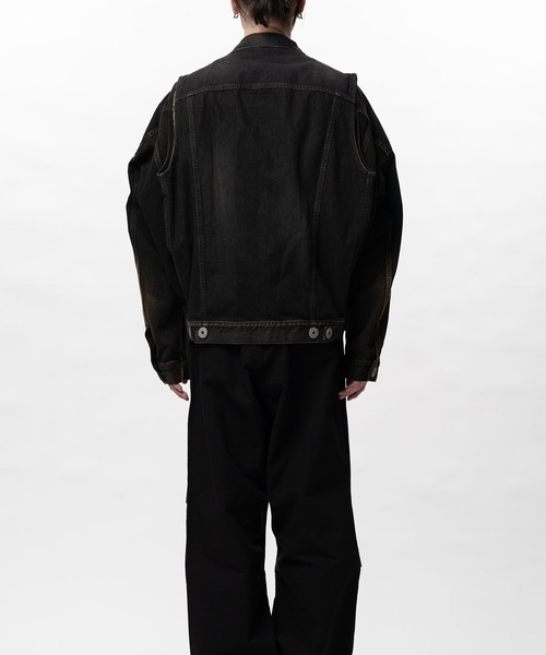 デニムジャケット gジャン 「MIHARAYASUHIRO/ミハラヤスヒロ」A16BL023 DENIM JACKET メンズの画像