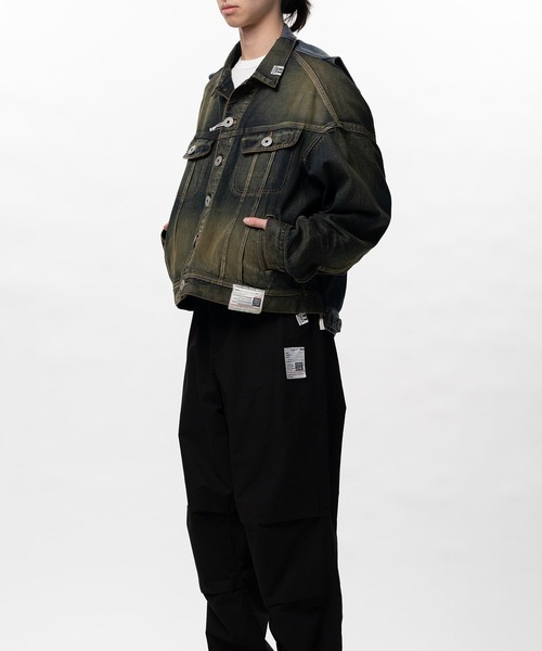 デニムジャケット gジャン 「MIHARAYASUHIRO/ミハラヤスヒロ」A16BL023 DENIM JACKET メンズの画像