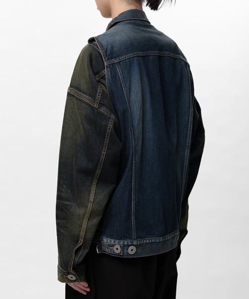 デニムジャケット gジャン 「MIHARAYASUHIRO/ミハラヤスヒロ」A16BL023 DENIM JACKET メンズの画像