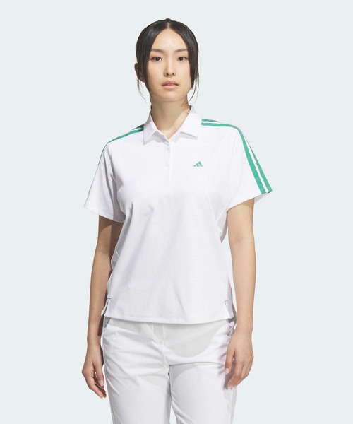 adidas（アディダス） ポロシャツ ポロ スリーストライプス