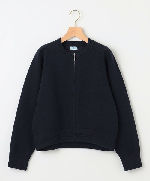 「組曲」 ニットカーディガン 2 ネイビー レディース_画像9