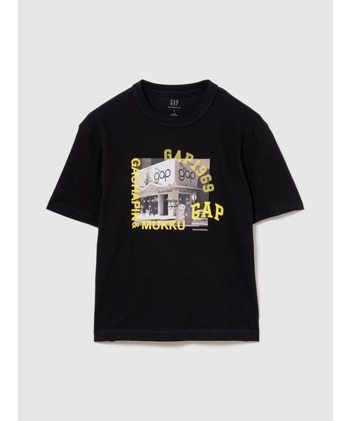 GAP（ギャップ） tシャツ ガチャピン GAPロゴ クロップドTシャツ 