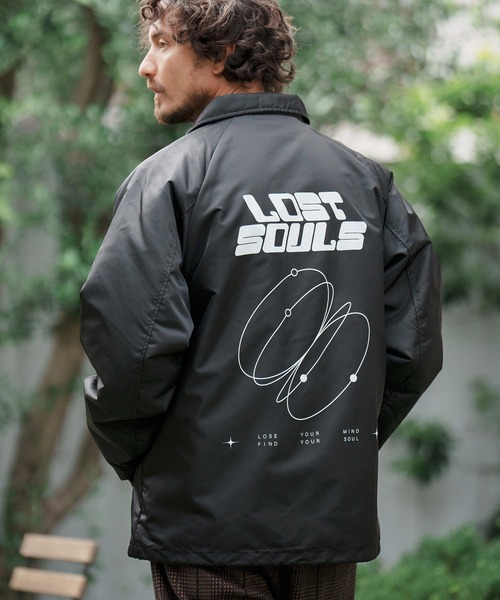 「CAMBIO」 コーチジャケット S ネイビー メンズの画像