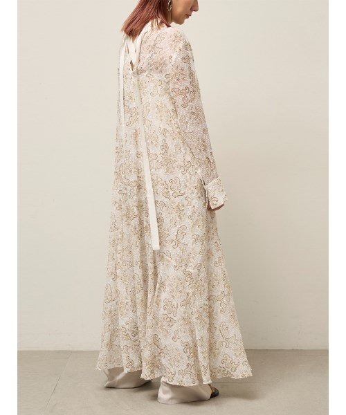 「styling/」 長袖ワンピース 0 カーキ レディース_7