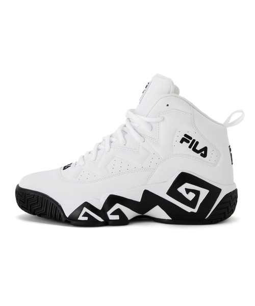 「FILA」 ハイカットスニーカー 25.5cm ブラック メンズ_画像4