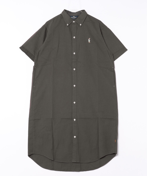 「KRIFF MAYER Lady's Collection」 7分袖ワンピース LARGE チャコール レディース_画像4