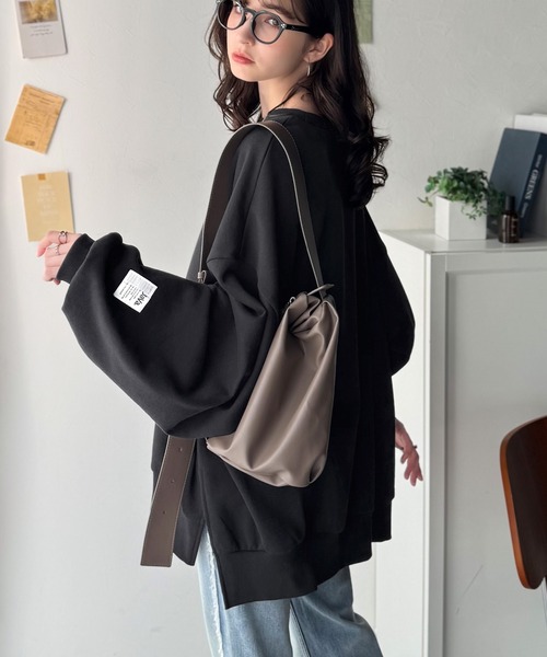 「Java」 スウェットカットソー LARGE グレイッシュベージュ レディース_画像4