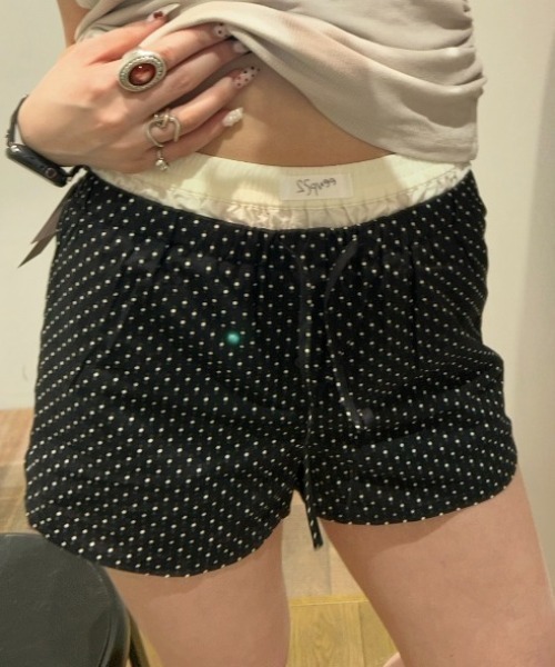 【美品】L.G.B フリンジショートパンツ　25 JEANASIS（ジーナシス） パンツ 「25quee」ガラアソートショートパンツ