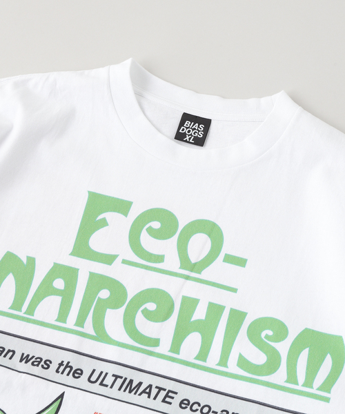 BIAS DOGS（バイアス ドッグス） tシャツ ECO-ANARCHIST メンズ 