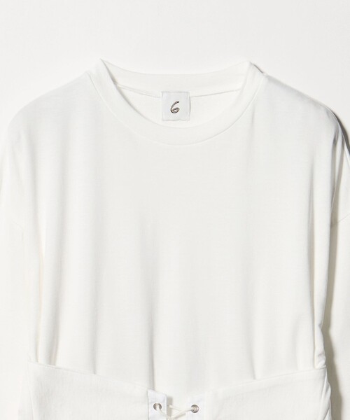 6 tシャツ 「6(ROKU)」コルセットビスチェ ロングスリーブトップス