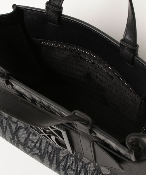 「ARMANI EXCHANGE」 ハンドバッグ - ブラック レディース_画像4