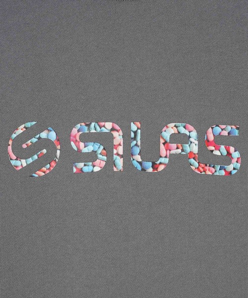 「SILAS」 スウェットカットソー M ブラック メンズ_画像4