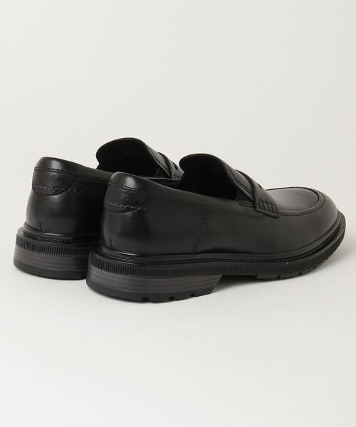 「Clarks」 ローファー UK7 ブラック メンズ_画像2