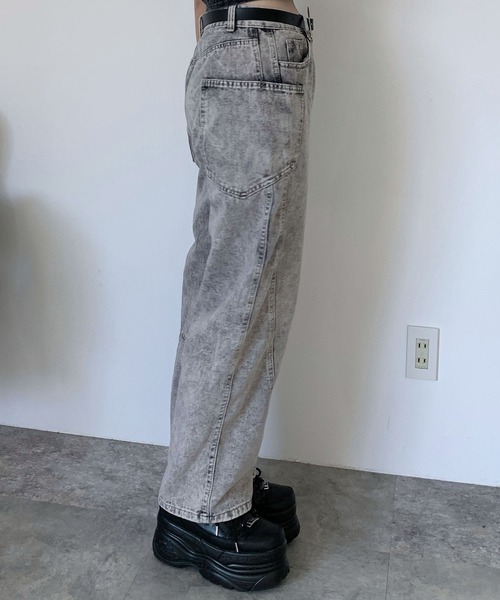 「lilful」 デニムパンツ M グレー レディース_画像8