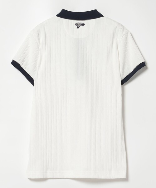 「BEAMS GOLF」 半袖ポロシャツ SMALL ネイビー レディース_画像9