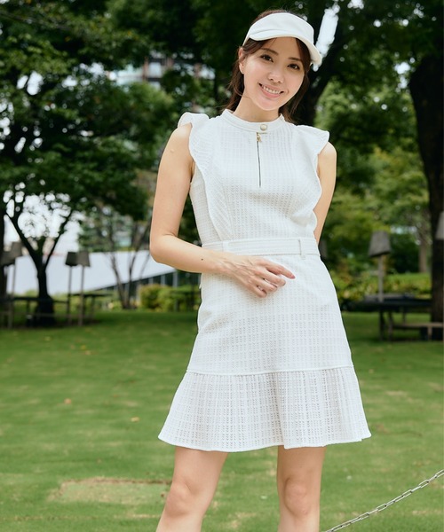 CELFORDセルフォード　お上品ノースリーブワンピース　薄ピンク新品タグ付き♡ CELFORD（セルフォード） ノースリーブワンピース 36 ピンク