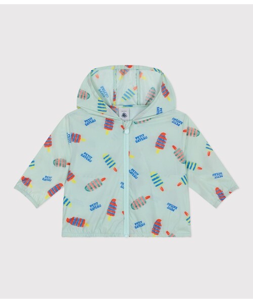PETIT BATEAU（プチバトー） マウンテンパーカー アウター プリント 