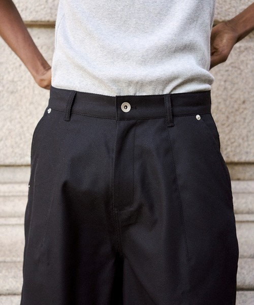 Camphor wood スラックス SMALL ブラック メンズ : ZOZOTOWN Yahoo!店