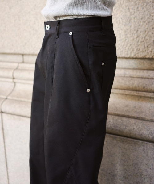 Camphor wood スラックス SMALL ブラック メンズ : ZOZOTOWN Yahoo!店