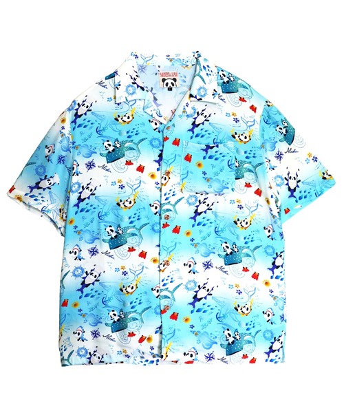 PANDIESTA（パンディエスタ） アロハシャツ tシャツ シャークパンダ