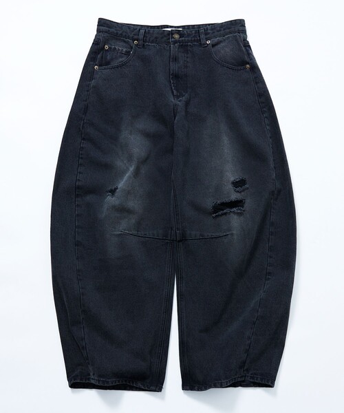 「FREAK'S STORE」 デニムパンツ MEDIUM ネイビー メンズ_画像8