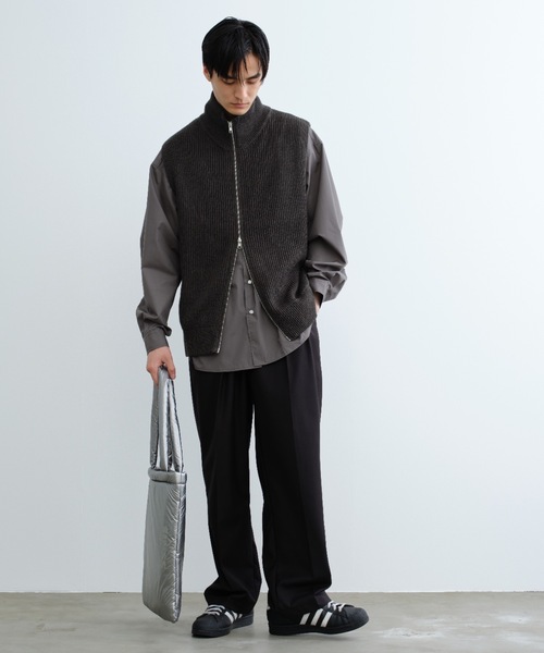 「SINSS」 長袖シャツ SMALL サックスブルー メンズ_画像3