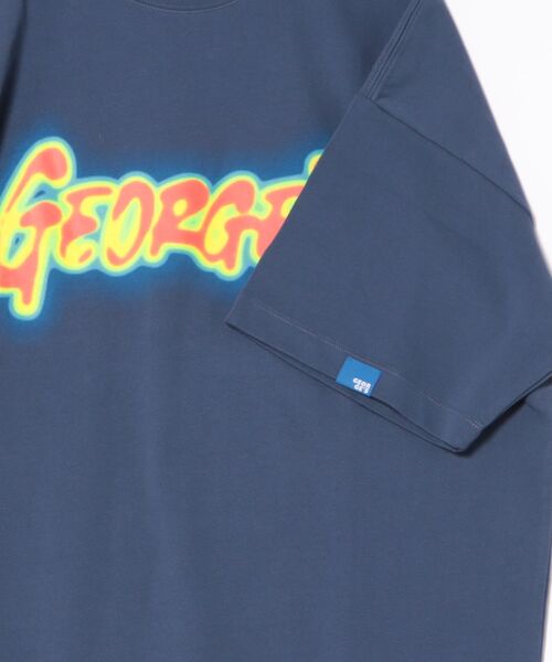「GEORGE'S」 半袖Tシャツ MEDIUM ネイビー メンズ_画像3