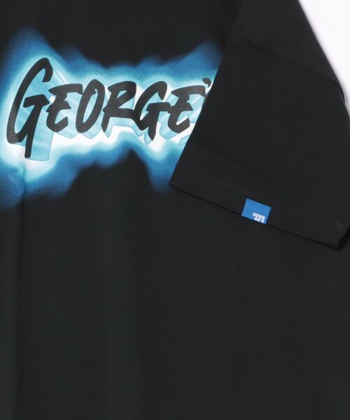 「GEORGE'S」 半袖Tシャツ MEDIUM ネイビー メンズ_画像4