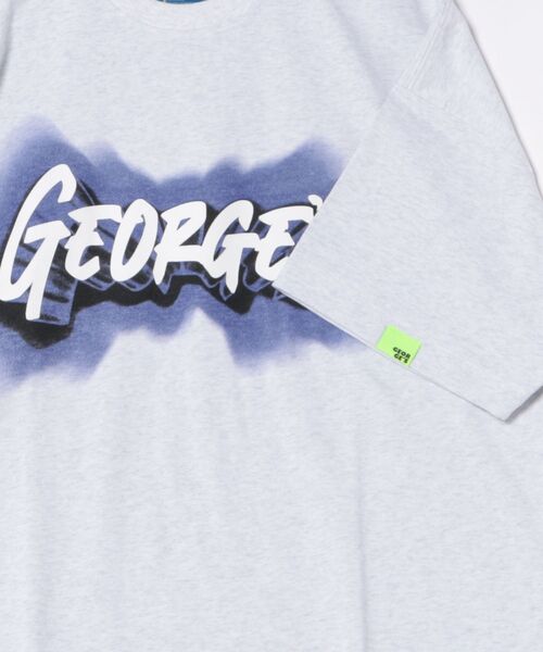 「GEORGE'S」 半袖Tシャツ MEDIUM ネイビー メンズ_画像5