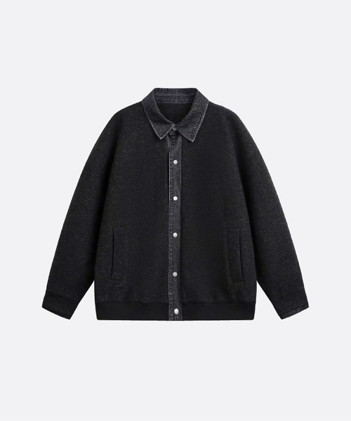 ブルゾン アウター Denim Stitching Woolly Jacket メンズ | U：UME | 01