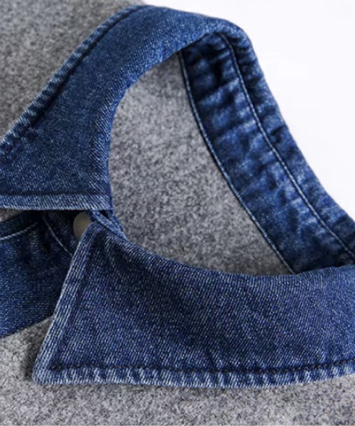 ブルゾン アウター Denim Stitching Woolly Jacket メンズ | U：UME | 03