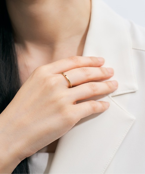 【本日限定価格】Jewel closet by L&Co. K10 リング Jewel closet by L&Co. 指輪 リング 「誕生石」K10 マット