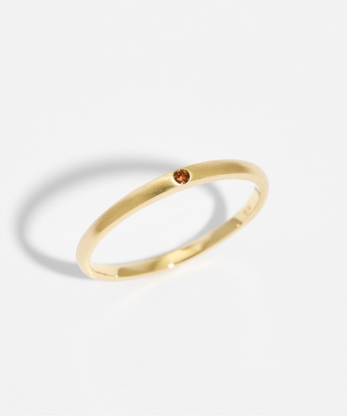 Jewel closet by L&Co. 指輪 リング 「誕生石」K10 マットテクスチャー