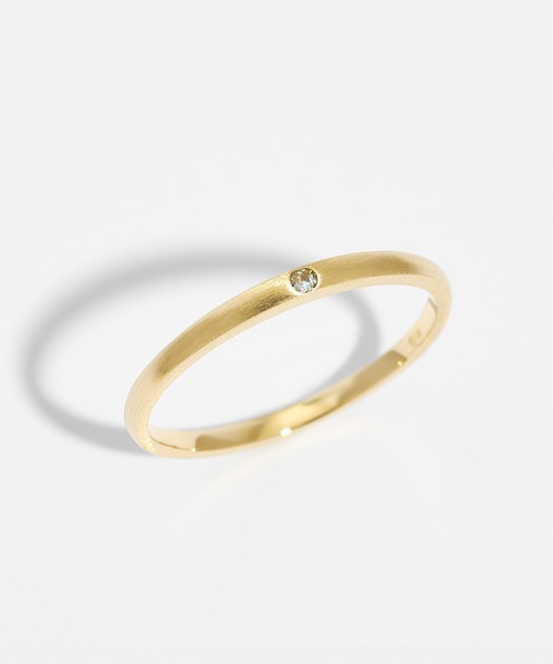 Jewel closet by L&Co. 指輪 リング 「誕生石」K10 マットテクスチャー