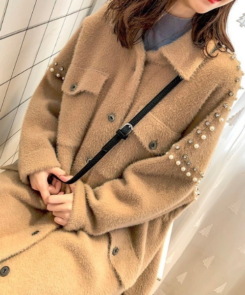 特売 コート ムートンコート モチモチエコミンクファーコート 人気ブランドを Cepici Gouv Ci