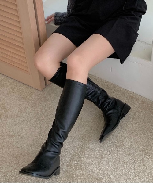 高評価特価 ブーツ square socks long boots / スクエアソックスロングブーツ ZOZOTOWN PayPayモール店 - 通販 - PayPayモール 最安値